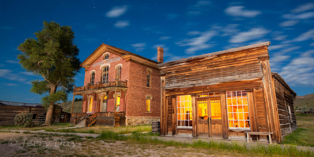 Bannack Saloon and Hotel, Bannack State Park, Montana The Tin Can