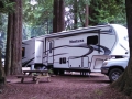 Our rig at the Emerald Forest of Trinidad RV Park