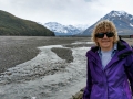 Kim at Toklat River - Denali NP