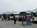 Tour Buses at Toklat River - Denali NP