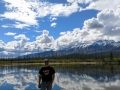 Jerry at small lake near Tok, Alaska