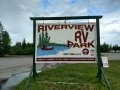 Riverview RV Park Sign - North Pole, Alaska