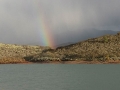 Afternoon Showers & Rainbow at the Emigrant Lake County Recreation Area, Ashland, Oregon
