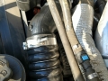 Replaced the F-350 Turbo Boost Hose after the compression fitting blew out, near Bakersfield, California