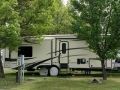 Our Rig at the River Reflections RV Park, Oroville, California