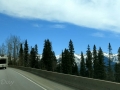 Highway BC-97 winding through the Northern Rocky Mountains - British Columbia