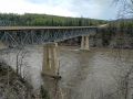 Pine River Bridge - Highway BC-97 - British Columbia