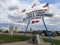 Mile 0 of the Alaskan Highway, Dawson Creek, British Columbia