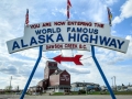 Mile 0 of the Alaskan Highway, Dawson Creek, British Columbia