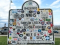 Mile 0 of the Alaskan Highway, Dawson Creek, British Columbia