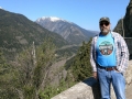 Jerry at overlook in Fraser River Gorge, near Hope, British Columbia