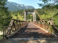 Old Bridge (1926) in Fraser River Gorge, near Hope, British Columbia