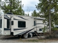 Our rig at Hi Country RV Park, Whitehorse, YT