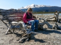 Kim at Muncho Lake - Muncho Lake Provincial Park, BC