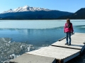 Kim at Muncho Lake - Muncho Lake Provincial Park, BC