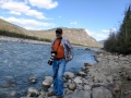 Jerry at Toad River - Stone Mountain Provincial Park, BC