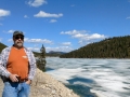 Jerry at Summit Lake, near Toad River, BC