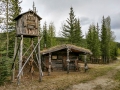 Cabin & Cache at Chicken, Alaska