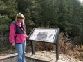 Kim at "S" Trestle - Cloudcroft