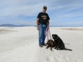 Jerry & pups - White Sands National Monument