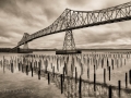 Astoria - Megler Bridge in Black and White