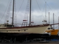 Ships in dry dock at Astoria