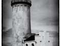 North Head Lighthouse in Black and White