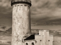 North Head Lighthouse in Black and White