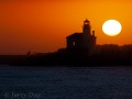 Coquille River Lighthouse - Sunset