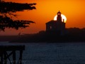 Coquille River Lighthouse - Sunset