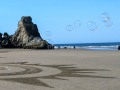 Bandon Beach - Circles in the Sand