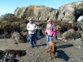 Bandon Beach - Kim, Ron & Jasmine