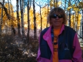 Kim in the aspen groves, near Aspendale, CA