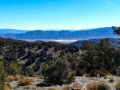 Vista view of dry lake bed from Grandview Campground