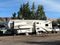 Our rig at the Cottonwood RV Park