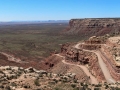 Dramatic switchbacks and cliffs of the Moki Dugway