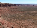 View of the Valley of the Gods from the Moki Dugway
