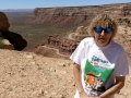 Kim at the Moki Dugway