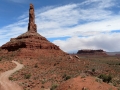 Castle Butte in the Valley of the Gods