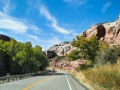 Highway US-191 leading into Bluff, Utah