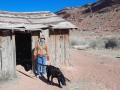 Kim at Old Cabin - Comb Ridge - Bluff, Utah