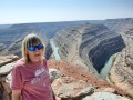 Kim at Goosenecks State Park - Utah