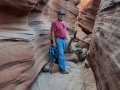 Jerry at Slot Canyon - Bluff, Utah