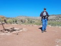 Jerry at Three Kiva Pueblo - Montezuma Creek Canyon - Utah