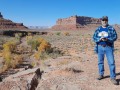 Jerry in the Valley of the Gods - Bears Ears National Monument, Utah