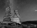 Chimney Rock by Night - Bluff, Utah