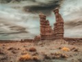 Riddle of the Puss in Boots? - Chimney Rock - Bluff, Utah