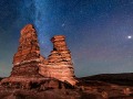 Chimney Rock by Night - Bluff, Utah