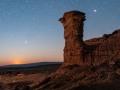 Pillars Moonrise - Bluff, Utah