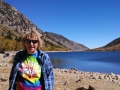 Kim at Lundy Lake